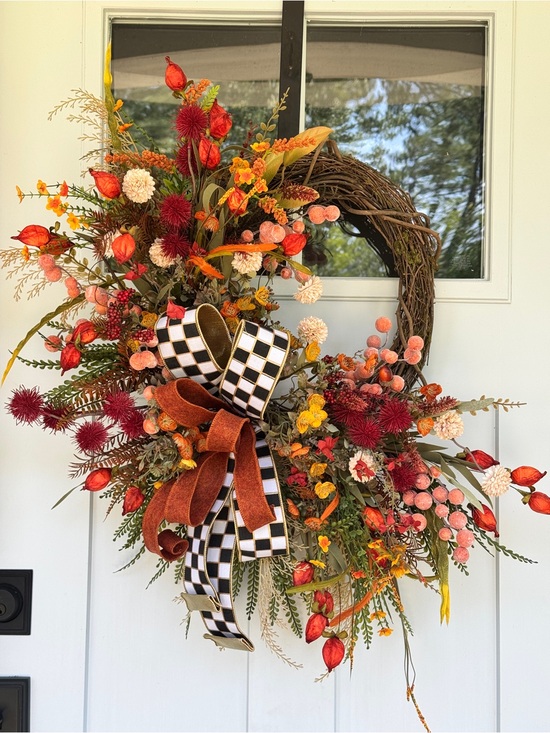 Other - Large Rustic Elegance Grapevine Wreath